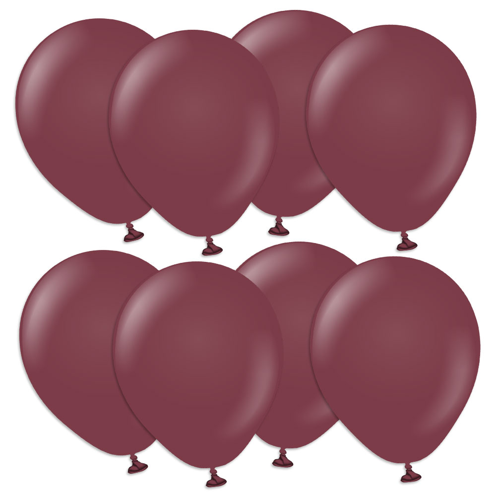 Premium Små Latexballonger Burgundy | Festartiklar//Ballonger//Latexballonger//Enfärgade Ballonger//Miniballonger | PartyOutlet