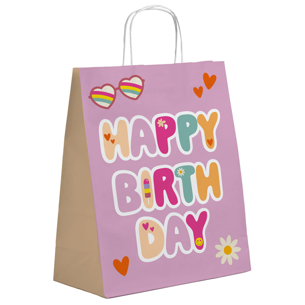 Presentpåsar Happy Birthday Boho Girlz 6-pack