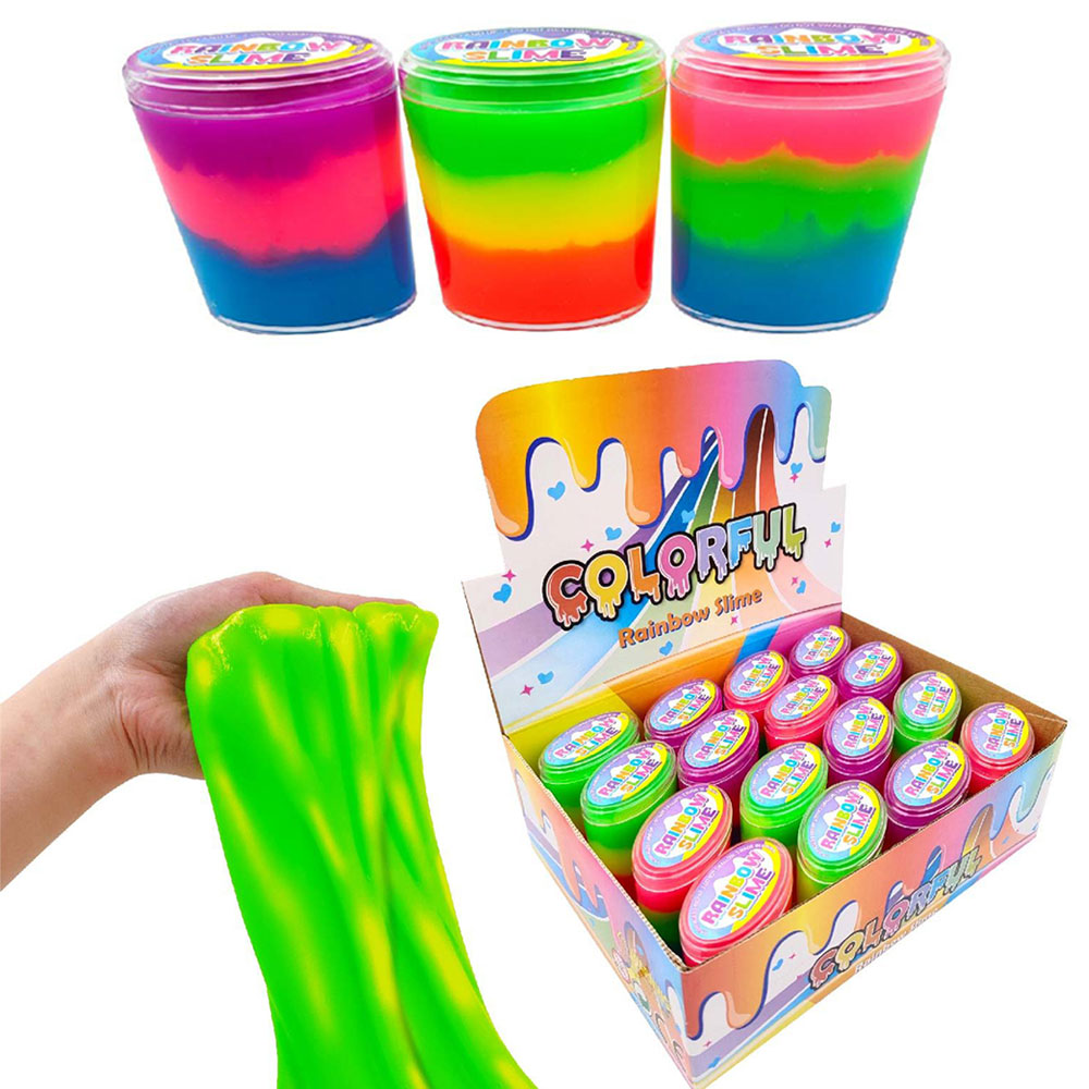 Slime Flerfärgat Neon