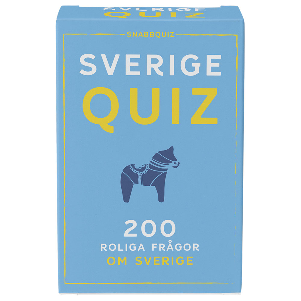 Sverigequiz Frågekort